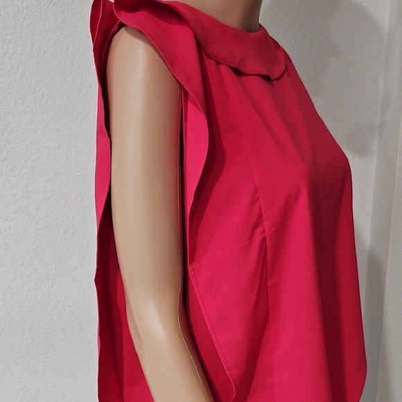 Elegant Pink Sleeveless Blouse - Picture 3 of 8